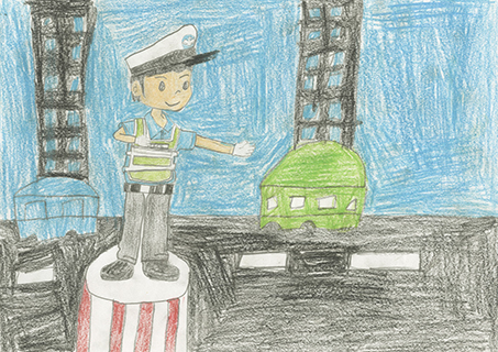 我要做交通警察 培道中學(南灣分校) 三年級 張梓傑