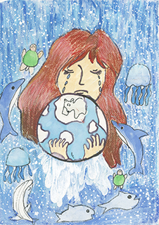 海洋女神在哭泣 菜農子弟學校 六年級 陳桐希