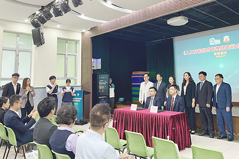 ◎ MTel與勞校舉行《人工智能信息管理班培訓合作協議書》簽署儀式。